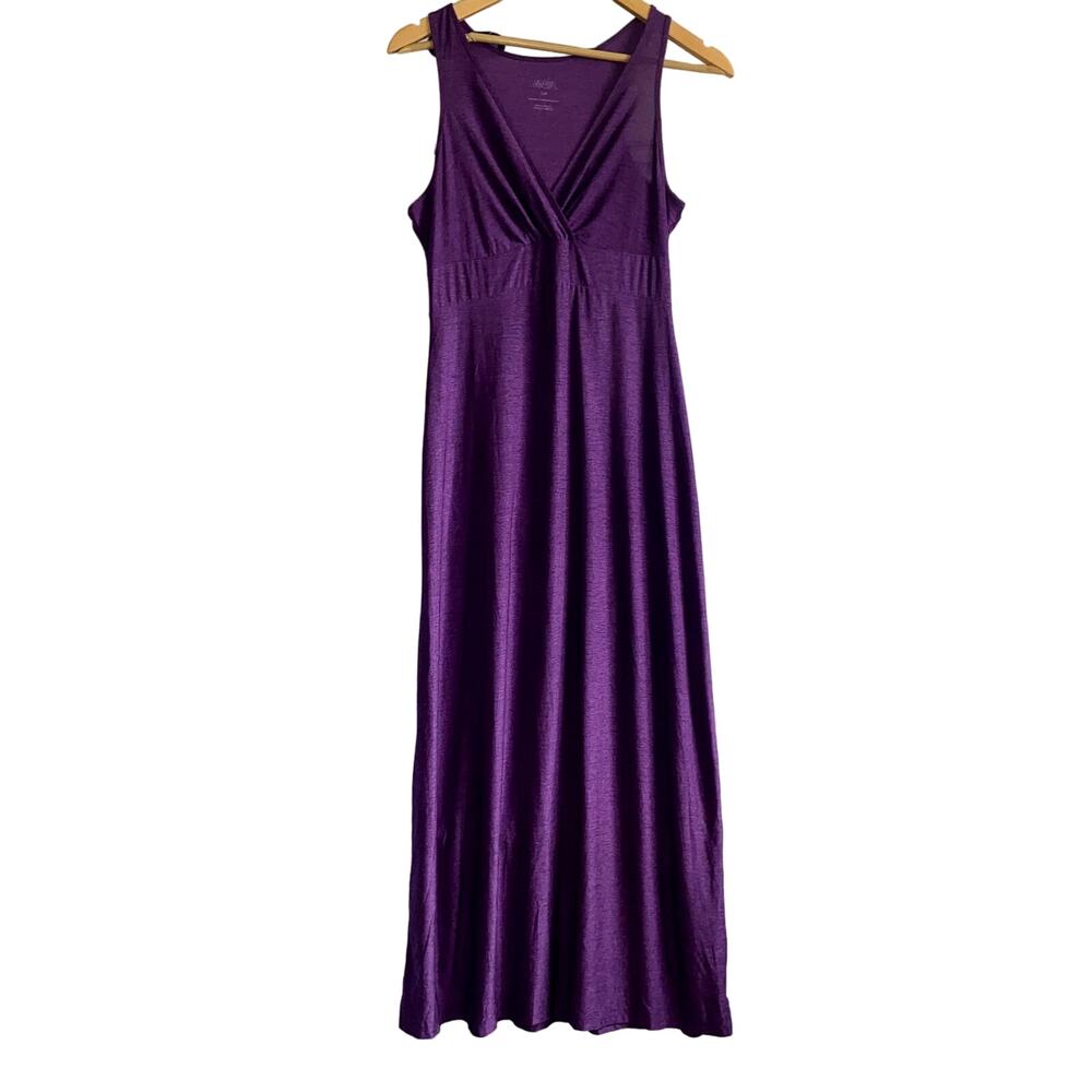 Gilligan & O'Malley Gown Womens Small Sleeveless Maxi Purple Gown Sleepwear *